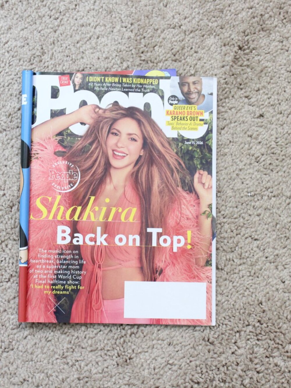 People Magazine June 15, 2026 Issue featuring Shakira Back on Top